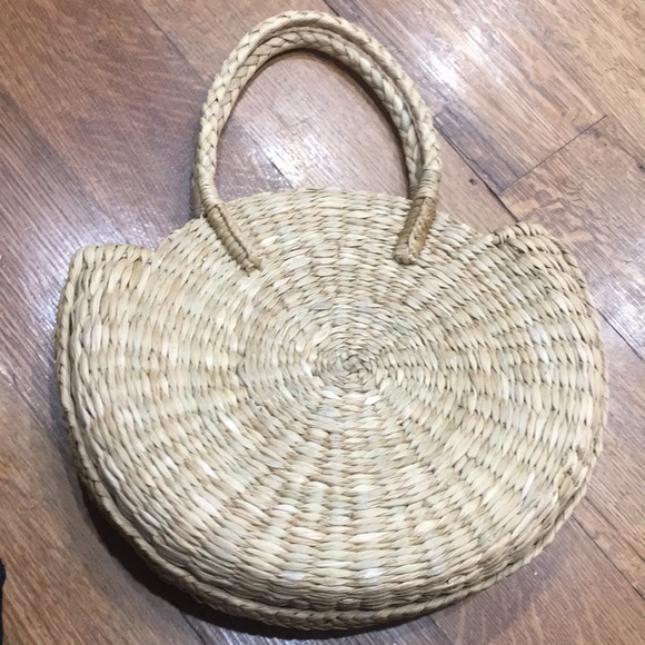 J. Jill straw lemon Tote Bag Purse - Picture 3 of 10